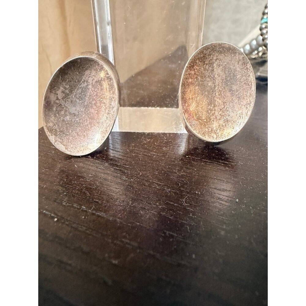 Vintage Taxco Made in Mexico Silver Cufflinks